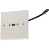 AV:Link | Fast Charge USB Type-C Wallplate with Male Tail,