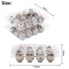 60 Pcs Quail Egg Cartons, Square Dozen Egg Boxes, Classical