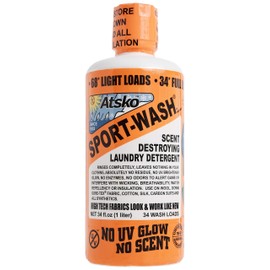 Atsko Sport-Wash Laundry Detergent 1 Liter Bottle 34 Wash Loads 1338L: Sport-Wash Laundry Detergent 1 Liter Bottle 34 Wash Loads