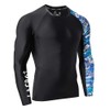LAFROI Men's Long Sleeve UPF 50+ Baselayer Skins Performance Fit