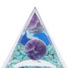 Constellation Pyramid Stone for Positive Energy Reduce Stress Chakra Resin