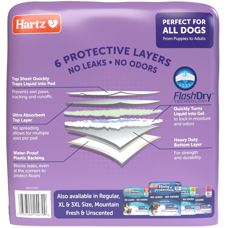 Hartz Home Protection Super Absorbent Odor Eliminating Lavender Scented No