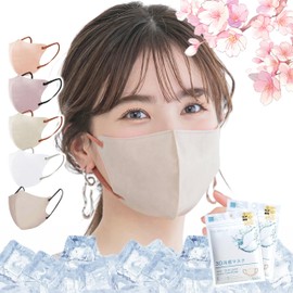 [ｌｉｂｅｒ] 2025春夏向け シシベラマスク バイカラー マスク 冷感 マスク 不織布 立体マスク 花粉対策 3dマスク 小顔マスク 80枚 使い捨て カラーマスク 普通 男性 女性 おしゃれ 耳が痛くならない (80, オールドレース)