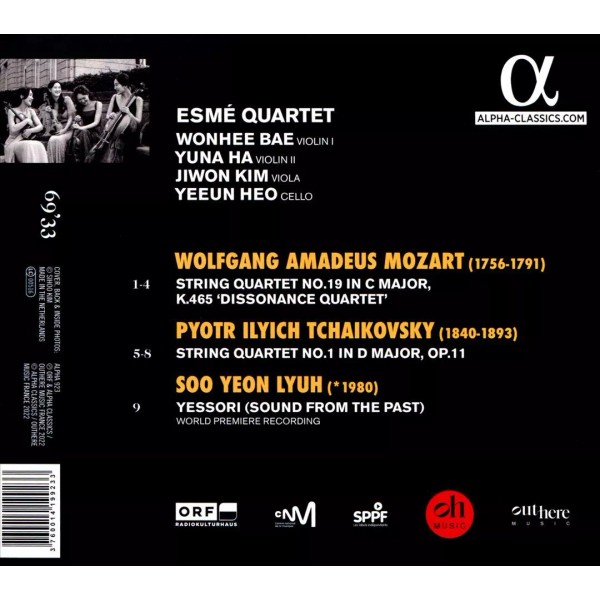 ESMÉ QUARTET YESSORI: SOUND FROM THE PAST NEW CD