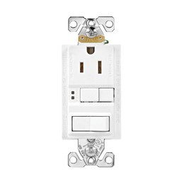 EATON TRSGF15W-M-L 15-Amp Decorator Outlet GFCI Protection Residential