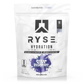 Ryse Supps Hydration - On-The-Go Electrolyte Drink - Specification: Blue Raspberry