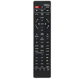 Replacement Remote Commander Compatible with Nakamichi Shockwafe Elite 7.2 SSE 800W/Shockwafe Elite 7.2.4 SSE/Shockwafe Ultra 9.2.4 Channel 1000W Dolby Atmos/DTS:X and Shockwafe Ultra 9.2 SSE Soundbar