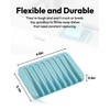 Self Draining Soap Dish for Shower, Silicone Soap Dish for