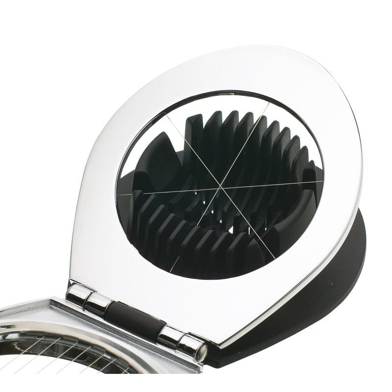 MasterClass Kitchen Craft 2-In-1 Egg Slicer/Wedger, Stainless Steel, Silver, 9