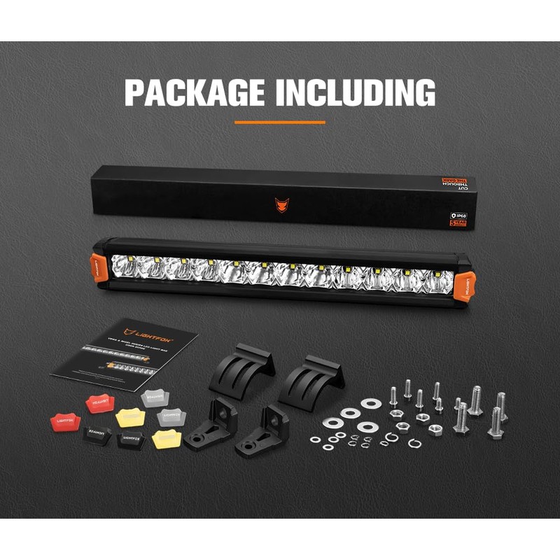 LIGHTFOX 14 Inch LED Light Bar - Professional IP68 Waterproof