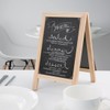 Olympia Mini Folding Menu Board 250x150mm - Easy Wipe, Durable,