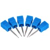 6pcs Tungsten Steel Nail Art Manicure Drill Bits Electric Manicure