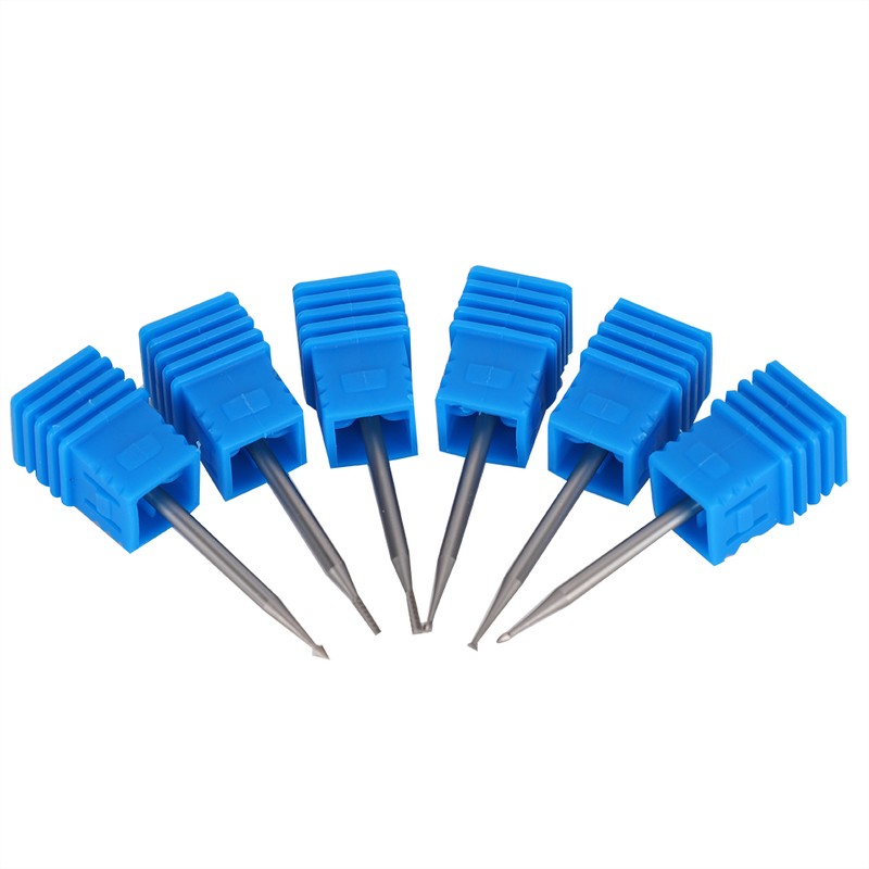 6pcs Tungsten Steel Nail Art Manicure Drill Bits Electric Manicure