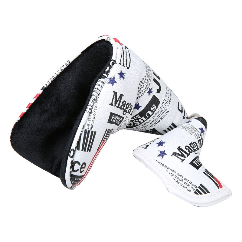 Golf Putter Cover with Key Ring Pin Fits Scotty Cameron