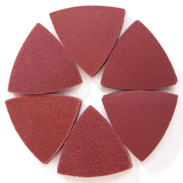 24h-USA Warehouse Shipping 100PCS Triangle Sanding Pads for Oscillating Multi-Tool