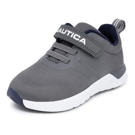 Nautica Kids Boys Fashion Sneaker Athletic Running Shoe with Strap for Toddler and Little Kids-Towhee Saga-Storm Mesh Navy-8