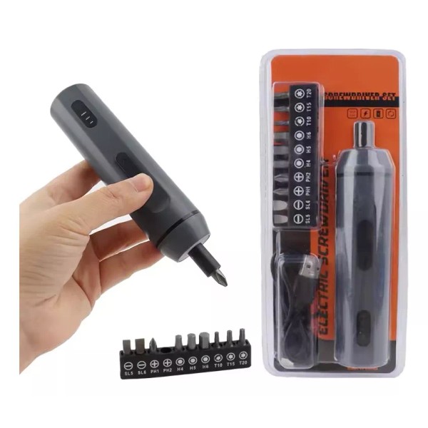 OEM Set Desarmador Electrico Portatil Recargable Para Broca 1/4