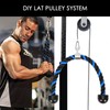 LAPONO Nylon Triceps Rope, Power Station Triceps Rope Pull Down