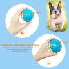 BPS 3pcs Dog Toys Rubber Ball Squeaky Sound Indestructible High