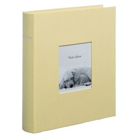 Photo Frame Album, Binder Type, Refill Sold Separately, Marks Pale Yellow CG-AL12-PYE