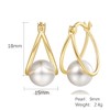 ESSIE ODILA Pearl Earrings for Women 14K Gold Earrings for