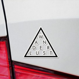 Decal Stickers Of Wanderlust Premium Indoor (No Waterproof) Vinyl Decal Stickers For Laptop Phone Accessory Helmet Car Window Mug Tuber Cup Door Wall Decoration ANDVER3d10391BL110422