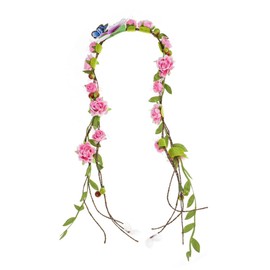FOMIYES 1pc Floral Rattan Headband Artificial Flowers Creative Headdress for Brides for Weddings Parties and Festivals Lightweight and Comfortable Design