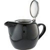 Avanti Camelia Ceramic Teapot, 350ml, Pitch Black