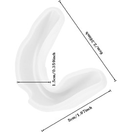 NEWGO 20 Pcs Sports Mouth Guards Football Mouth Guard Athletic Mouth Guard Mouthguard for Sports