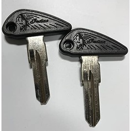 Replace Key Blanks for Indian Scout Motorcycles 2-Key Blanks SafeCo Brands (Indian Scout Black)
