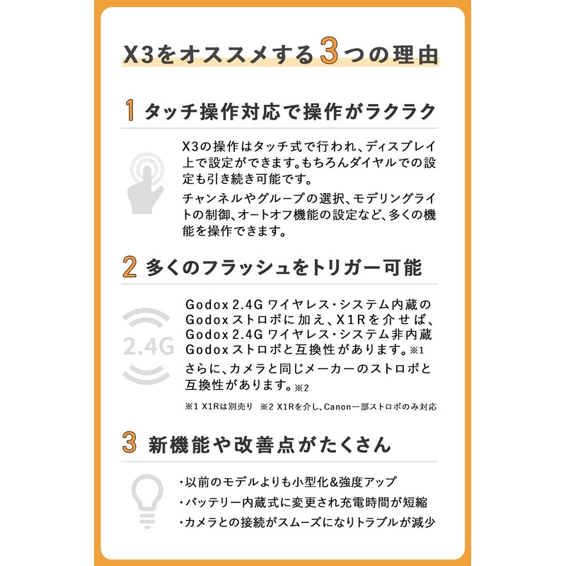 Godox X3-L, X3L, Leica Compatible Wireless Transmitter, Transmitter, Japanese Instruction