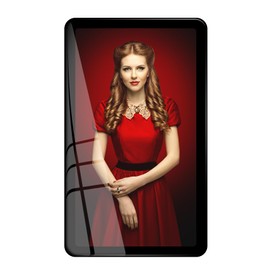 ASEEWO black 4x6 photo frame, picture frames glass, hanging picture frames, Matted for wall and tabletop Decor (6X8, black)