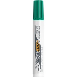 BIC VELLEDA Whiteboard Chisel 1791Marker 3.5-5.5mm Green (Box 12)