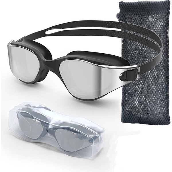Yooyan Polarisiert Schwimmbrille für Herren Damen, Polarisierte Schwimmbrille für Jungen