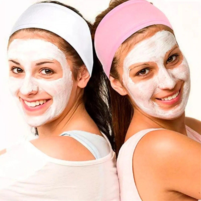 Facial Spa Diadema Maquillaje Cinta Mágica Cabello 6 Pza F