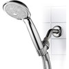 Luminex by PowerSpa 7-Color 4-Setting LED Handheld Shower Head with