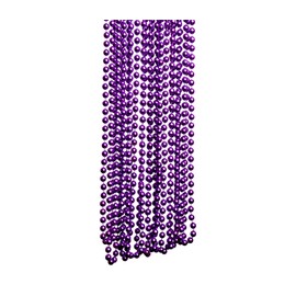 10m Christmas Bead Garland, Luxury Christmas Tree & Room Decoration, 8mm Beads, 10m Long Christmas Tree Decoration Bead Chain. (Dark Purple)