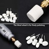 110PCS Wool Buffing Polishing Wheel for Dremel Tool Kit, Jewelry