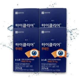 Chong Kun Dang [Chong Kun Dang] iClear Lutein 500mg Eye Health Cha Inpyo 30 Capsules / [종근당] 아이클리어 루테인 500mg 눈건강 차인표 30캡슐 X 4 TB (30680681) 기본