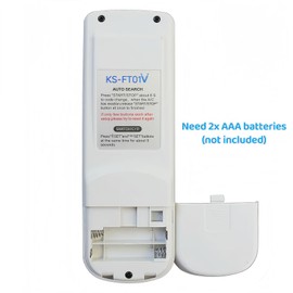 Replacement Remote Control for Fujitsu ASU7RLF1 ARU7RLF ASU9RLF1 ASU12RLF1 ASU9RL2 ASU12RL2 ASU9RLS ASU12RLS2 ASU9RLS2 AUU7RLF AR-RAJ1E ASU09RL2 Split System Air Conditioner