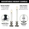 612 Vermont Ultra-Bright LED Window Candles with Timer, Remote Control,