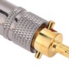 AKLOSIPY Preffair BA1457 4pcs 24K Gold Plated Banana Plug for