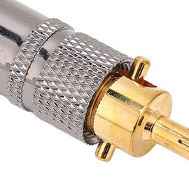 AKLOSIPY Preffair BA1457 4pcs 24K Gold Plated Banana Plug for HIFI Speaker Cable Diameter up to 8.7mm