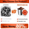 RETHONE Reusable K Cups and Coffee Pods, Stainless Steel K
