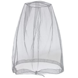 Cinvo Head Net Hat - Bug Face Netting for No See Ums, Insects & Gnats - Spacious Net Room - Free Stock Pouches - Grey