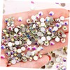 SEWACC 2880Pcs Flatback Nail Art Rhinestones Glass Nail Gems for
