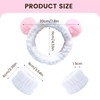 1 headband and 2 bracelets hair band cosmetics, make-up hair