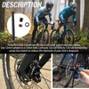 HQPARRTS 15mm to 12mm Fork Thru Axle Conversion Kit Compatible