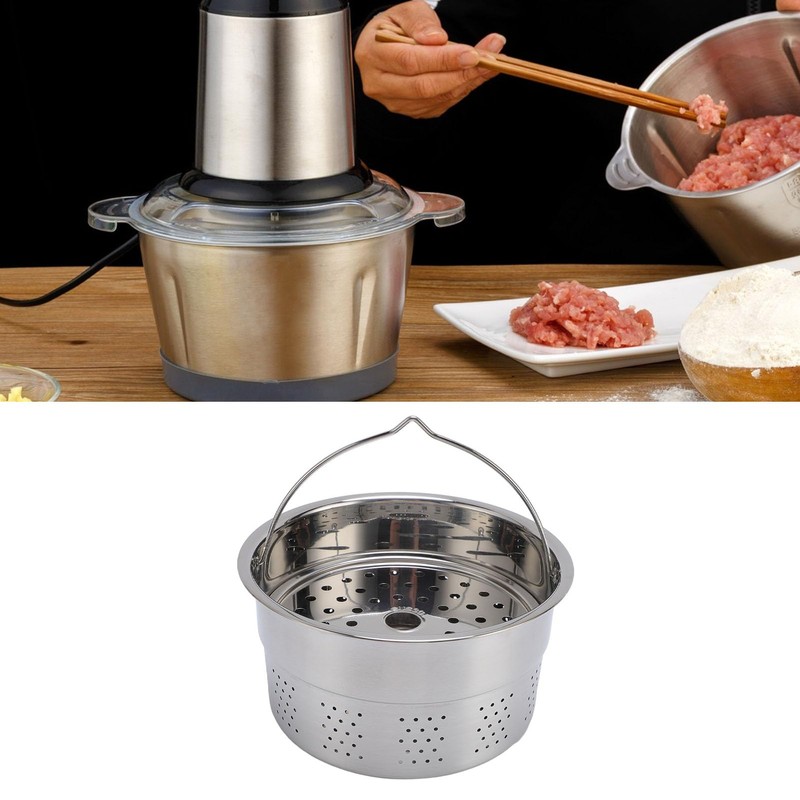 Steaming Pot for Thermomix TM5 TM6, Stainless Steel Steaming Basket,