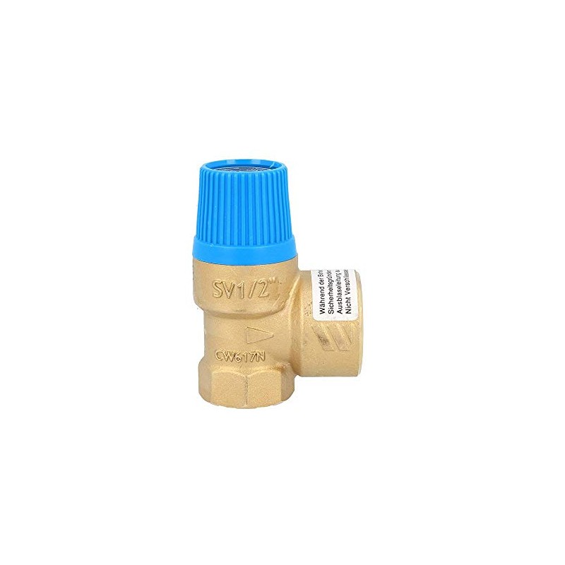 Watts 0216106 Diaphragm 1/2 Inch 6 Bar Safety Valve Blue